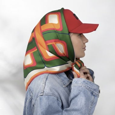 Vintage 70s Rain Scarf - Japan archive