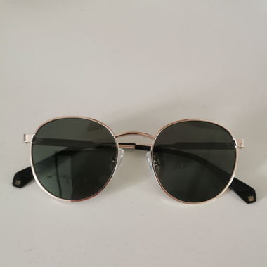 Neue! Sonnenbrille goldig Polaroid 