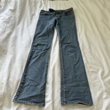flared low waist jeans