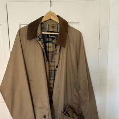 Barbour Jacke hellbraun Grösse L