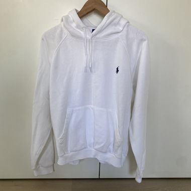 weisser PoloRalphLauren Hoodie
