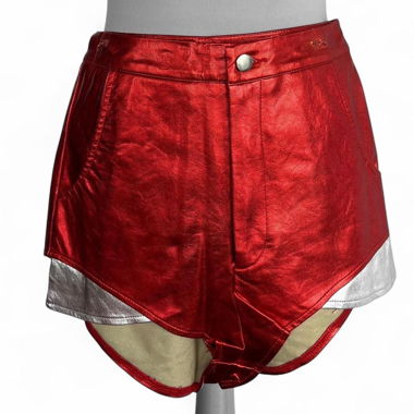 METALLIC HOTPANTS