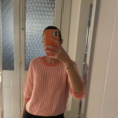 Pull en maille texturée