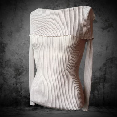 Massimo Dutti Pullover Weiss Damen S