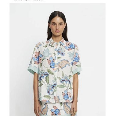 Camicia KIVARI floreale 100%