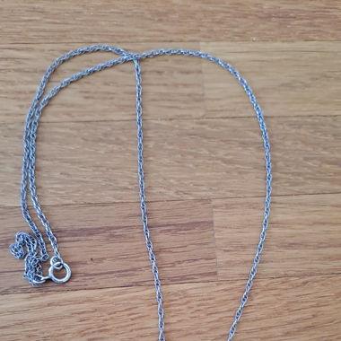 Halskette Federn Silber mit Türkis