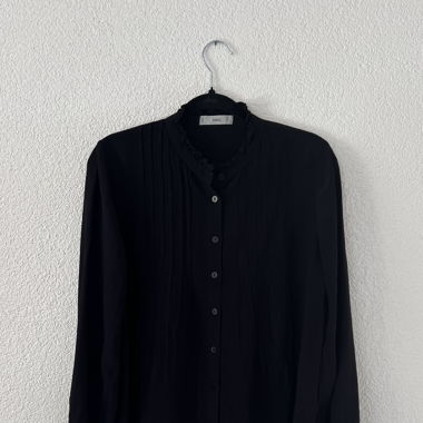 Mango Bluse schwarz