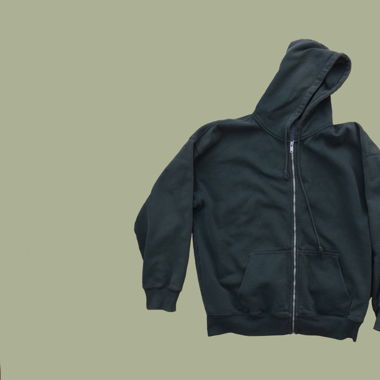 oversized zip up hoodie