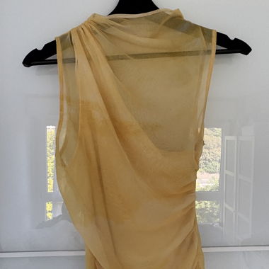 Yellow Voile Top