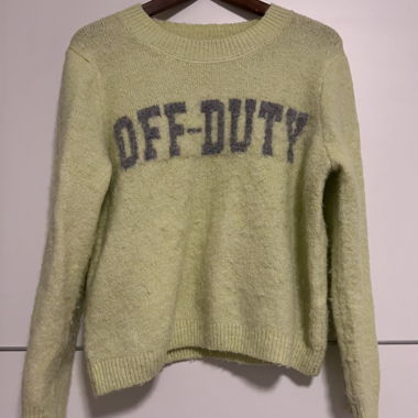 Fuzzy OFF-DUTY sweater S