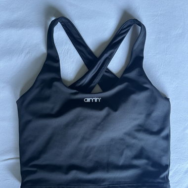 Top sportivo nero Aim’n