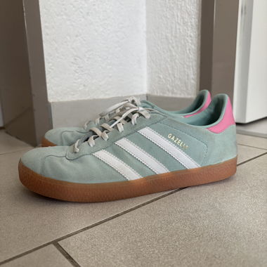 Baskets Adidas Gazelle Menthe/Rose Gr. 38 2/3