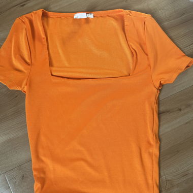 top néon orange