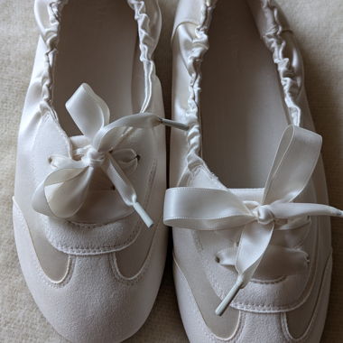Ballerines en satin blanches - Sneakerina - T. 39