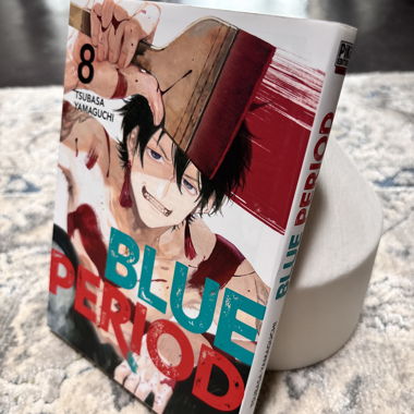 Blue-Period Manga Band 8 mit Doppelschutz