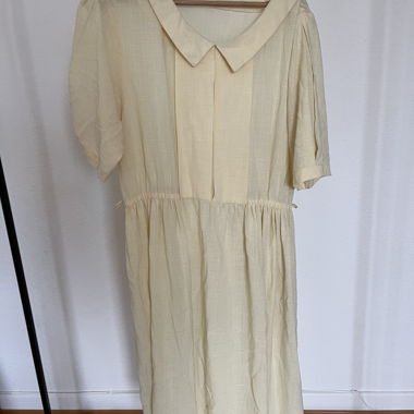 Vintage Kleid Butter Milk Yellow