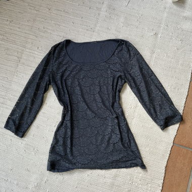 Dunkelblaue Bluse