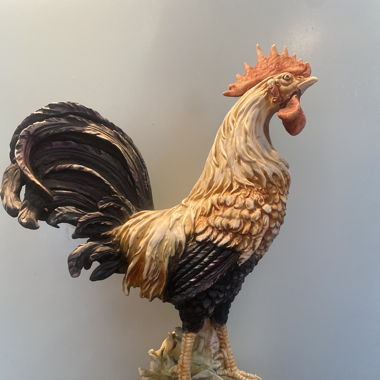 Statue coq 