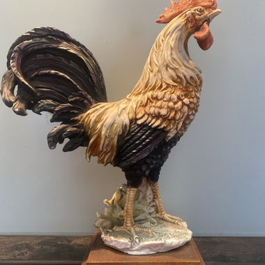Statue coq 