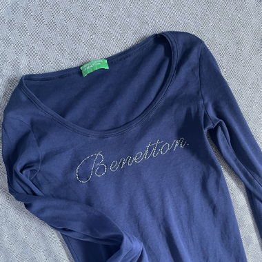y2k benetton blouse