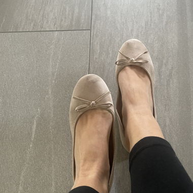 Ballerines rose très souvent portées pour amateurs