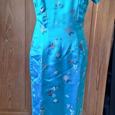 Turquoise Qipao Dress