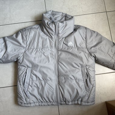 adidas Daunenjacke grau