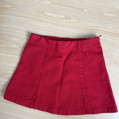 Brandy Melville red mini skirt 
