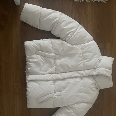 white puffer jacket