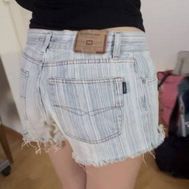 Jeans Shorts hellblau