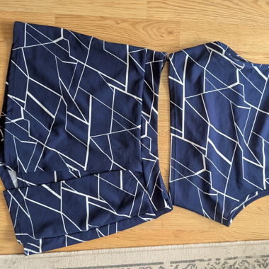 Sporty Women’s Set Blue-White