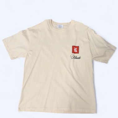 T-shirt RHUDE Monaco crème