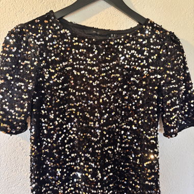 Top con paillettes