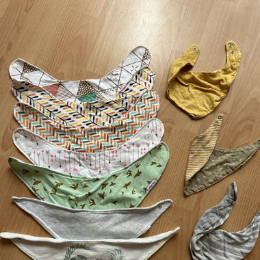 11 Dreieckstücher für Babys 