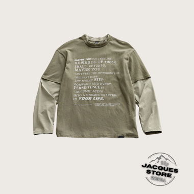 Vintage two-piece longsleeve with front print