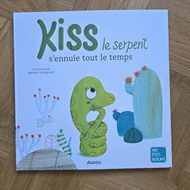 Libro per bambini "Kiss le serpent" (noia)