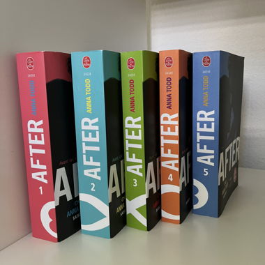 Set mit 5 Bänden von "After"