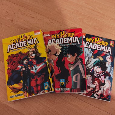 My Hero Academia Vol. 1-3 in French