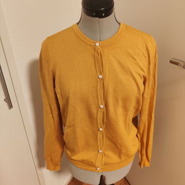 Anna Field Cardigan Mustard Yellow Size 36
