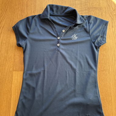 Polo a maniche corte blu scuro di Felix Bühler