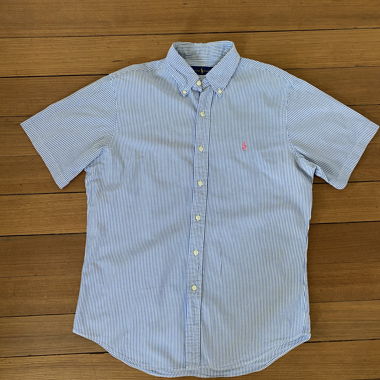 Ralph Lauren Short-Sleeve Striped Shirt M