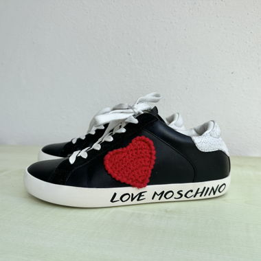 Moschino Leder Sneaker  Gr. 37