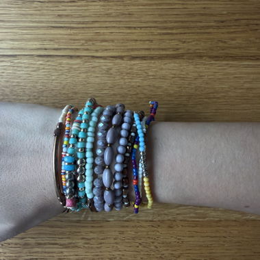 Set di braccialetti di perline
