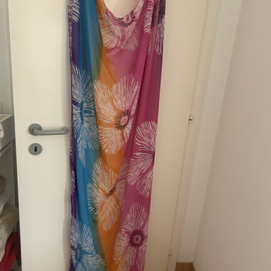 Long Multicolour Flowy Pareo