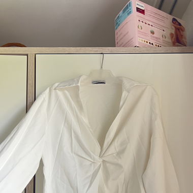 Weisse Bluse 