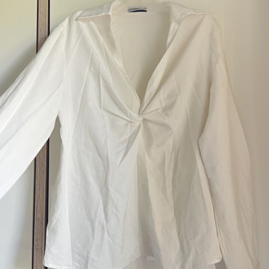 Weisse Bluse 