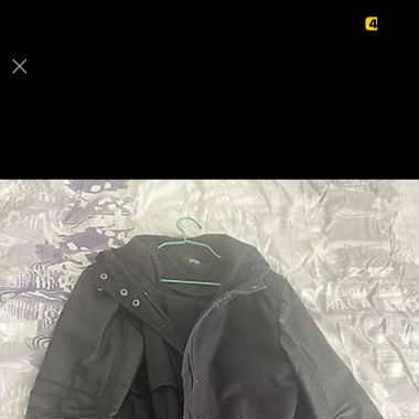 Jacke mit lederärme