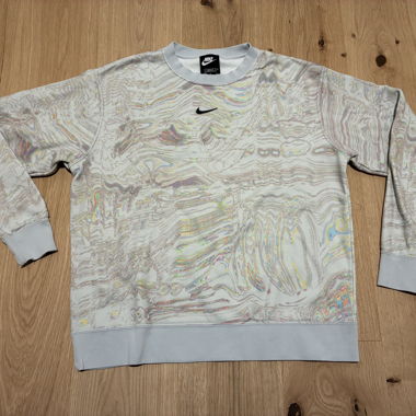 Nike Crewneck Marble Print Grau Size M
