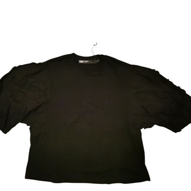 T‑shirt nero Bimba Y Lola con maniche a sbuffo
