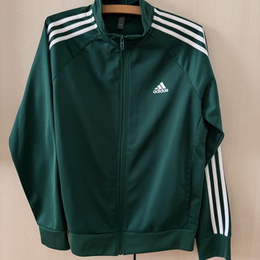 Giacca adidas verde scuro